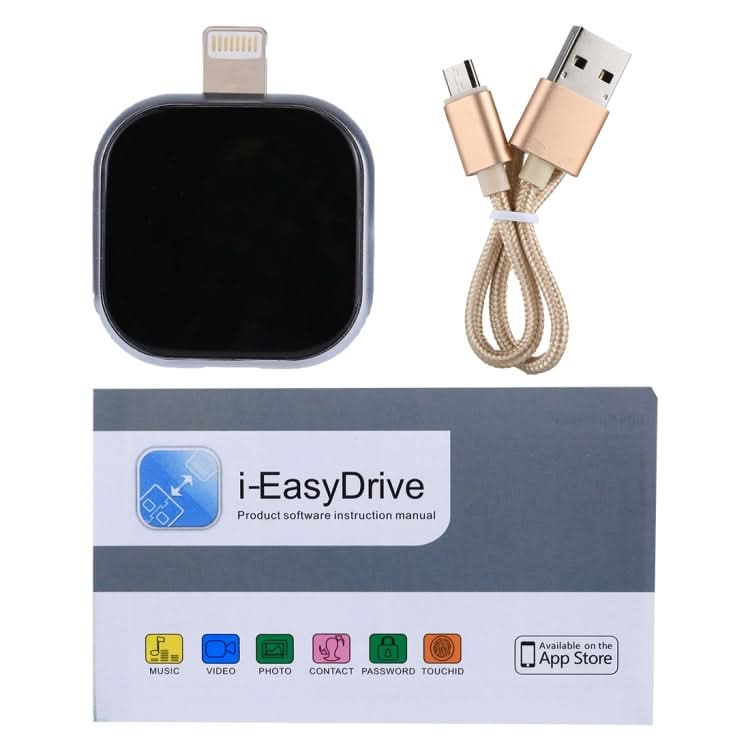 RQW-18S 8 Pin 32GB Multi-functional Flash Disk Drive with USB / Micro USB to Micro USB Cable