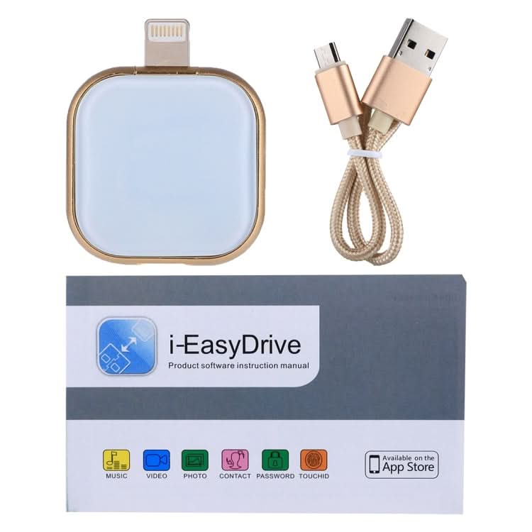 RQW-18S 8 Pin 64GB Multi-functional Flash Disk Drive with USB / Micro USB to Micro USB Cable