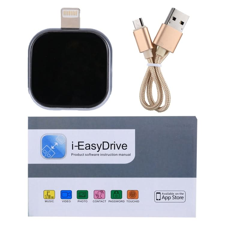 RQW-18S 8 Pin 16GB Multi-functional Flash Disk Drive with USB / Micro USB to Micro USB Cable