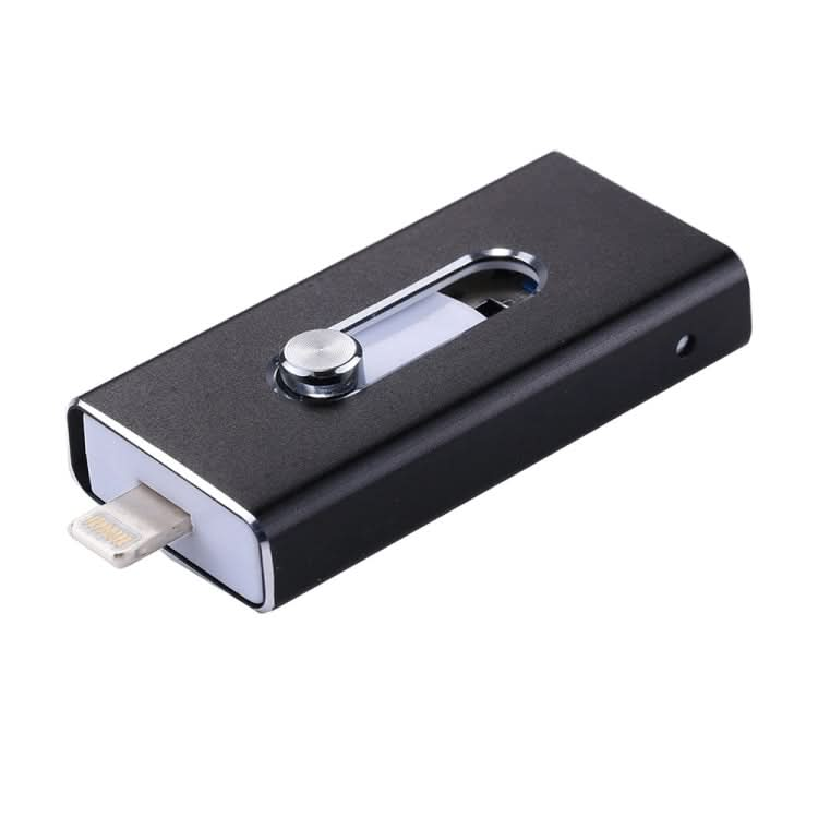 RQW-02 3 in 1 USB 2.0 & 8 Pin & Micro USB 128GB Flash Drive