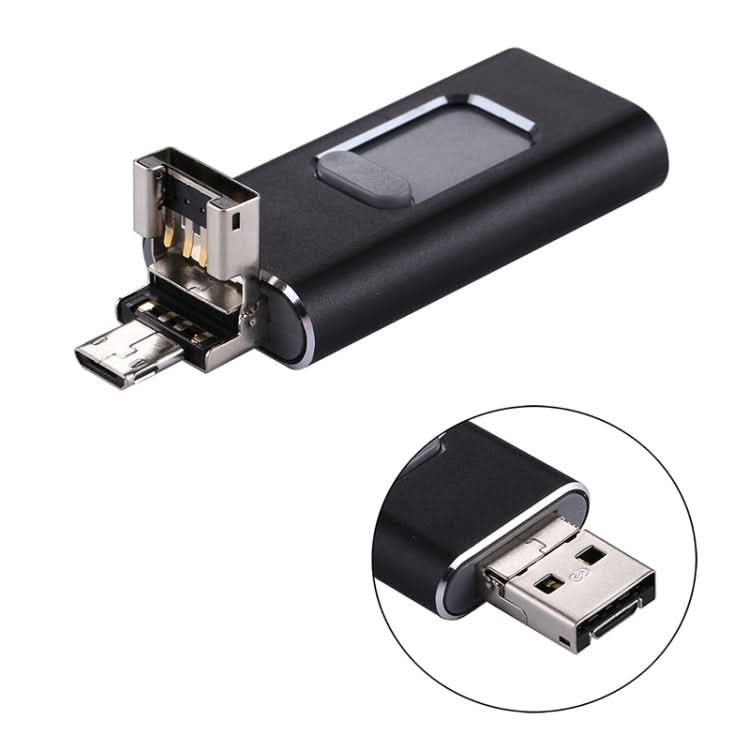 easyflash RQW-01B 3 in 1 USB 2.0 & 8 Pin & Micro USB 32GB Flash Drive