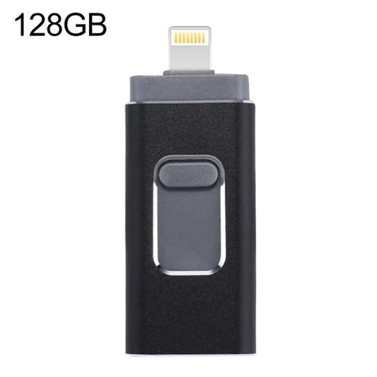 easyflash RQW-01B 3 in 1 USB 2.0 & 8 Pin & Micro USB 128GB Flash Drive