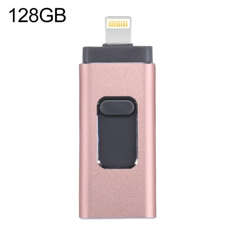 easyflash RQW-01B 3 in 1 USB 2.0 & 8 Pin & Micro USB 128GB Flash Drive