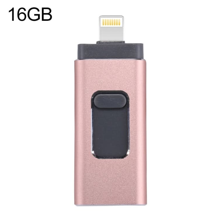 easyflash RQW-01B 3 in 1 USB 2.0 & 8 Pin & Micro USB 16GB Flash Drive