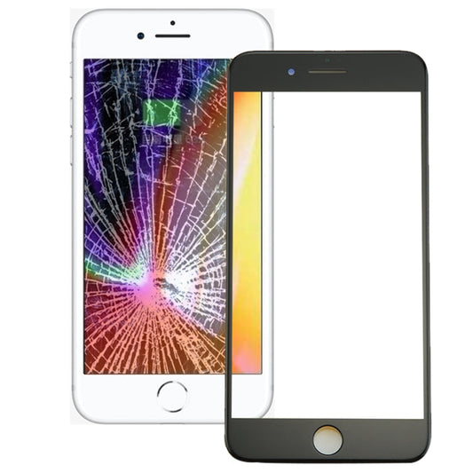 for iPhone 8 Plus Front Screen Outer Glass Lens with Front LCD Screen Bezel Frame My Store