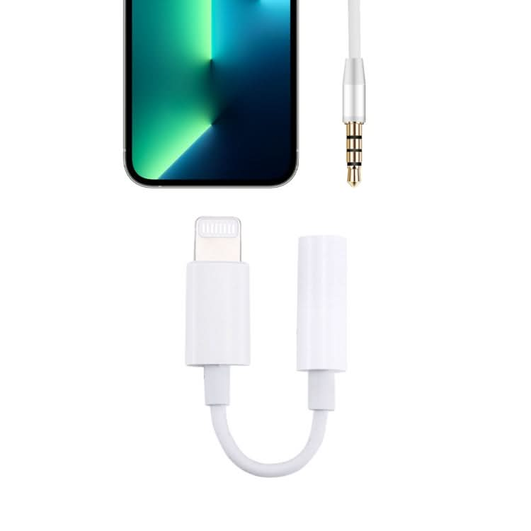 8 Pin Male to 3.5mm Female Audio Adapter Cable, Need to Connect Bluetooth, Length: about 7.5cm