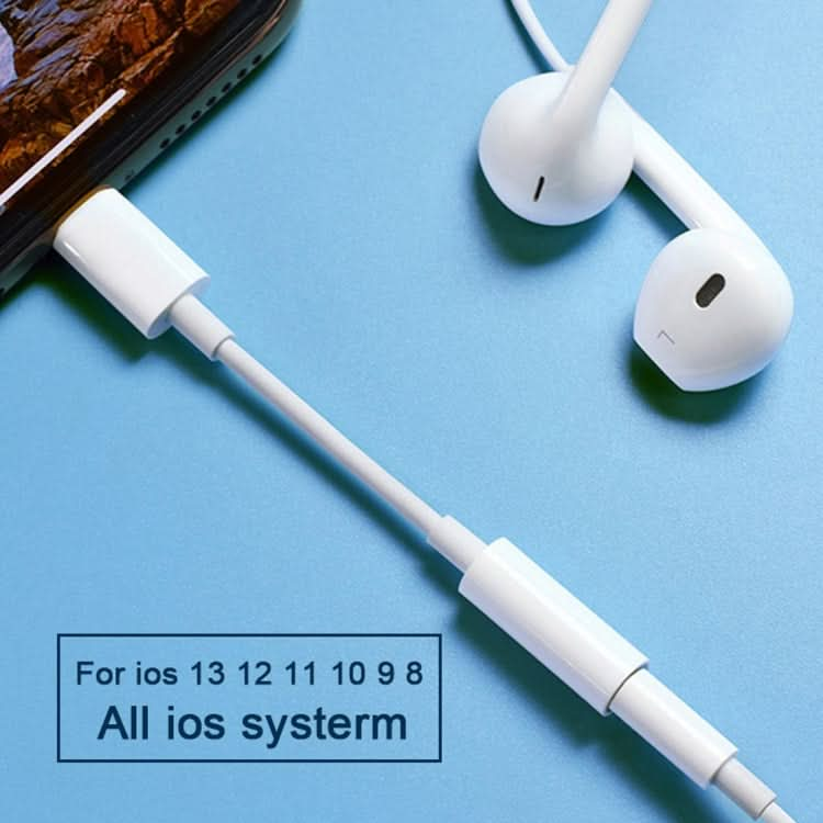 8 Pin Male to 3.5mm Female Audio Adapter Cable, Need to Connect Bluetooth, Length: about 7.5cm