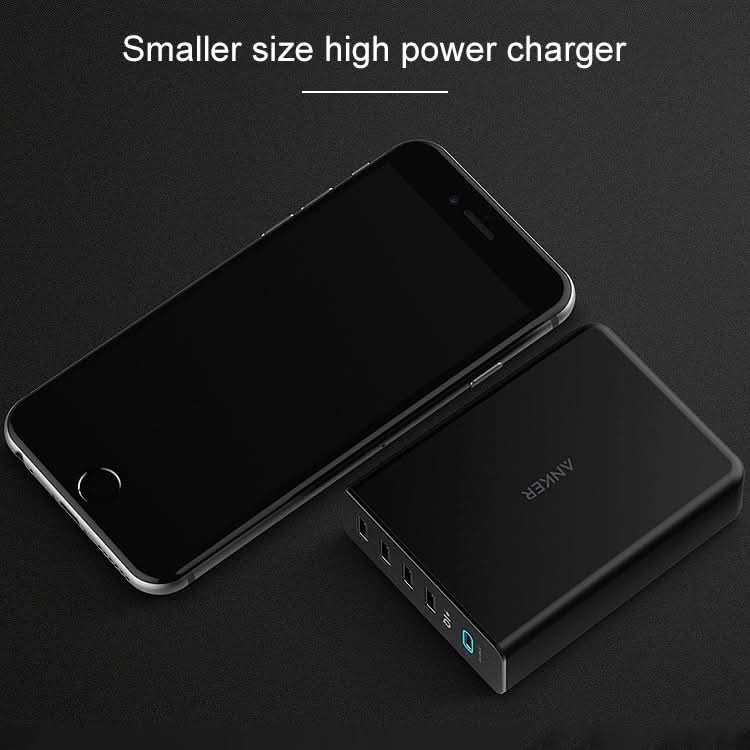 ANKER 2.4A USB-C / Type-C Power Delivery PD + 4 Ports Wall Changer for Mobile Phones / Tables / Macbooks, US Plug