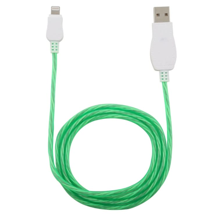 LED Flowing Light 1m USB to 8 Pin Data Sync Charge Cable for iPhone, iPad