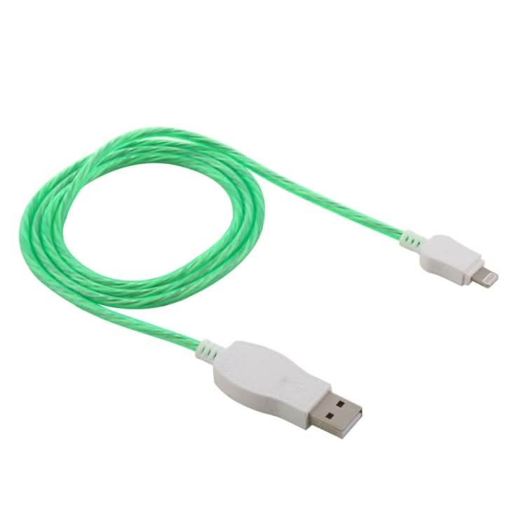 LED Flowing Light 1m USB to 8 Pin Data Sync Charge Cable for iPhone, iPad