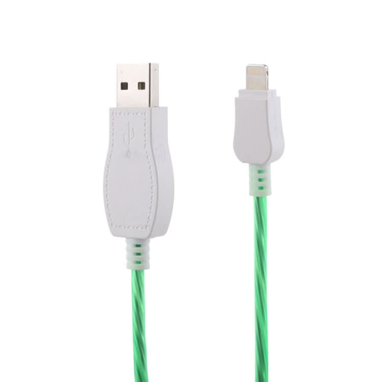 LED Flowing Light 1m USB to 8 Pin Data Sync Charge Cable for iPhone, iPad