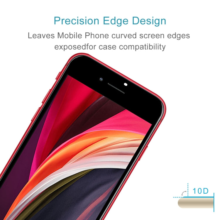 For iPhone SE 2022 / 2020 25 PCS Full Screen Large Arc Edge High Aluminum Tempered Glass Film My Store