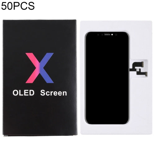 50 PCS Cardboard Packaging Black Box for iPhone X LCD Screen and Digitizer Full Assembly My Store