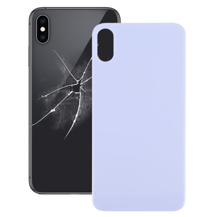 Easy Replacement Big Camera Hole Glass Back Battery Cover for iPhone X / XS My Store