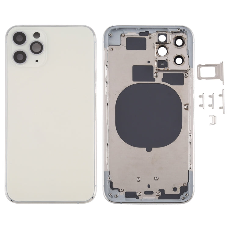 Back Housing Cover with SIM Card Tray & Side keys & Camera Lens for iPhone 11 Pro My Store