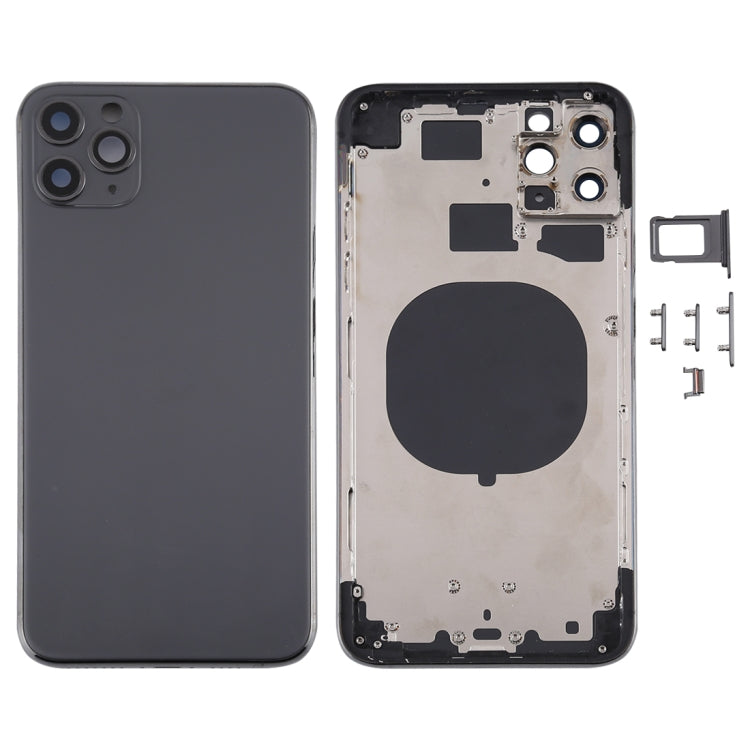 Back Housing Cover with SIM Card Tray & Side keys & Camera Lens for iPhone 11 Pro Max My Store