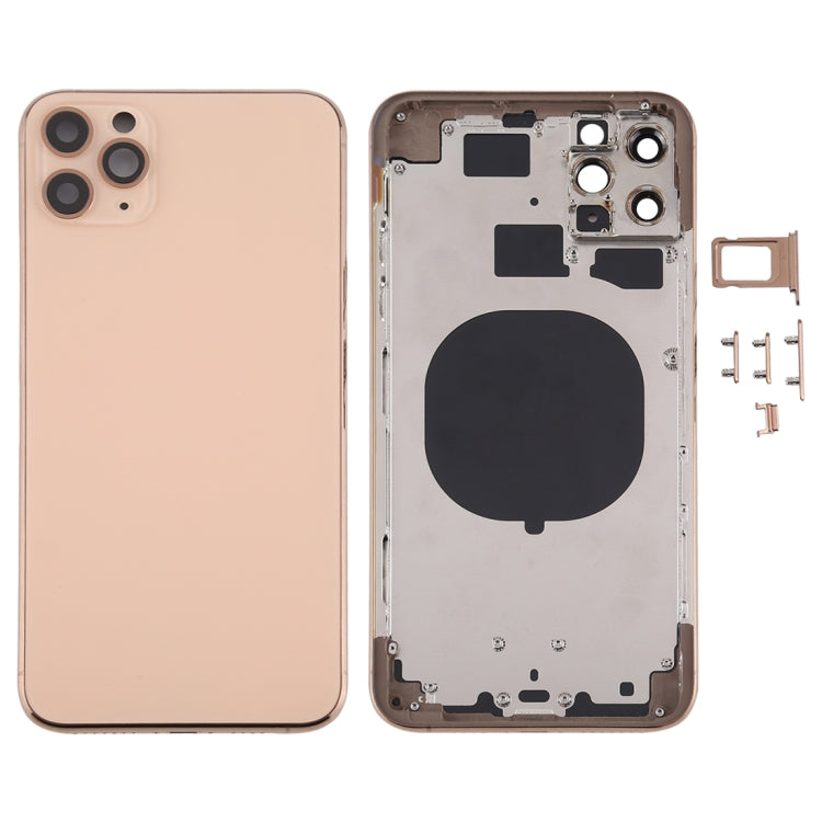 Back Housing Cover with SIM Card Tray & Side keys & Camera Lens for iPhone 11 Pro Max My Store