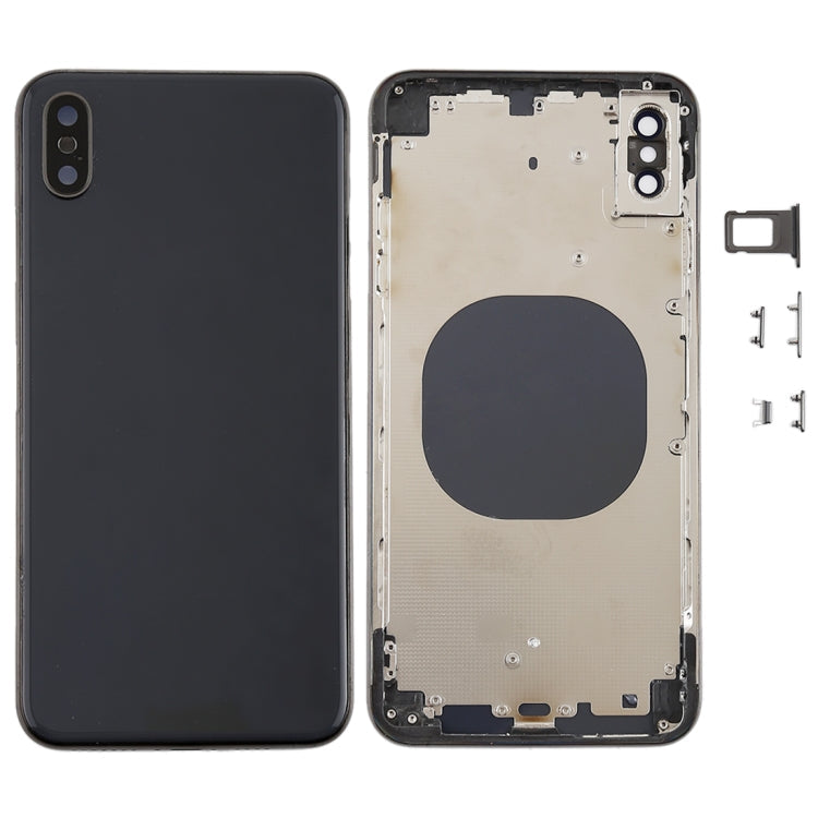 Back Cover with Camera Lens & SIM Card Tray & Side Keys for iPhone XS Max My Store