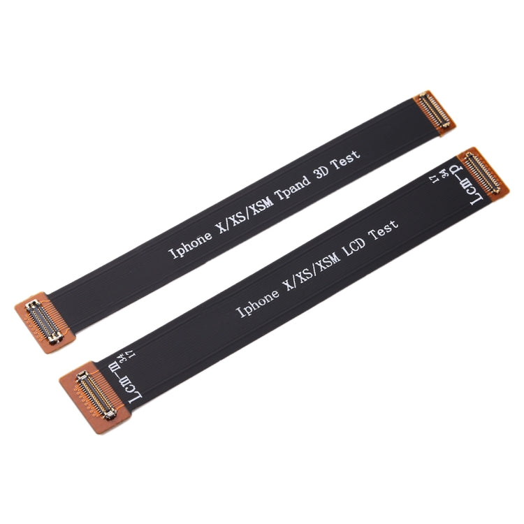 1 Pair LCD Display Screen Extension Testing Flex Cable for iPhone XS / XS Max