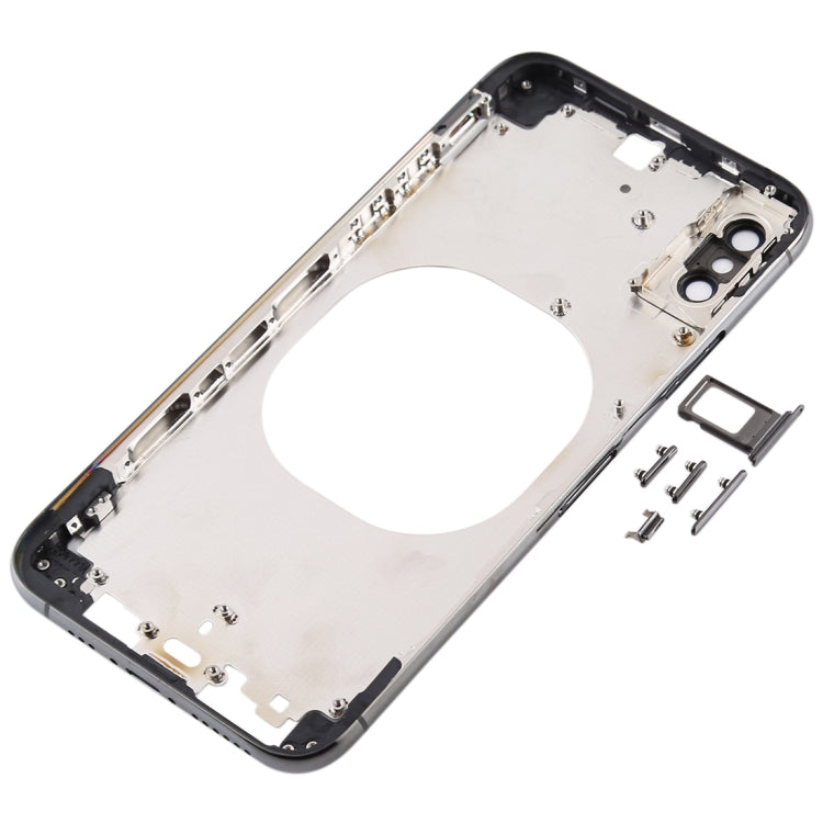 Transparent Back Cover with Camera Lens & SIM Card Tray & Side Keys for iPhone XS Max My Store