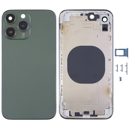 Stainless Steel Back Housing Cover with Appearance Imitation of iP13 Pro for iPhone XR