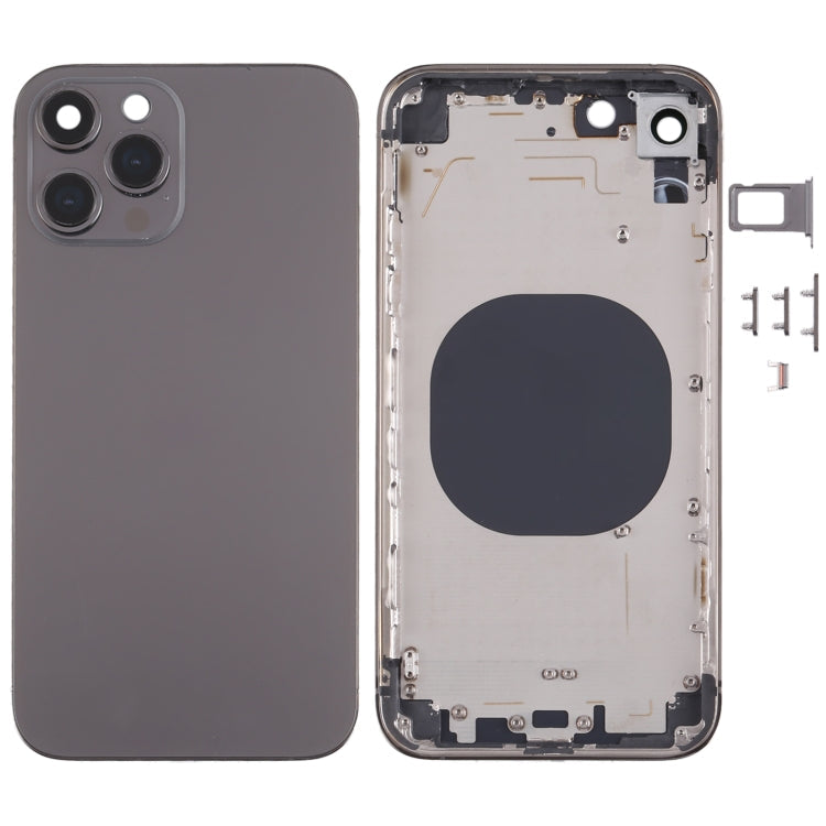 Stainless Steel Material Back Housing Cover with Appearance Imitation of iP13 Pro for iPhone XR My Store