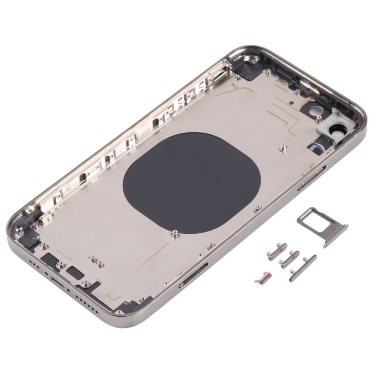 Stainless Steel Material Back Housing Cover with Appearance Imitation of iP13 Pro for iPhone XR