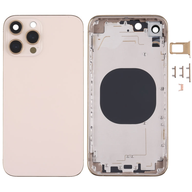 Stainless Steel Material Back Housing Cover with Appearance Imitation of iP13 Pro for iPhone XR My Store