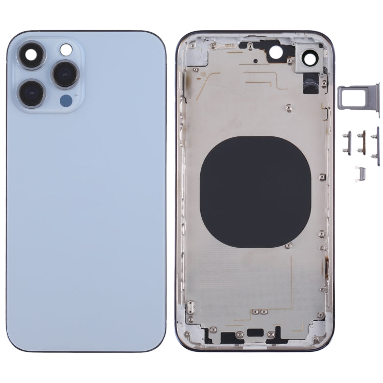 Stainless Steel Material Back Housing Cover with Appearance Imitation of iP13 Pro for iPhone XR My Store