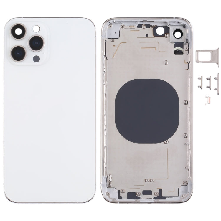 Stainless Steel Material Back Housing Cover with Appearance Imitation of iP13 Pro for iPhone XR