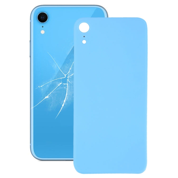 Easy Replacement Big Camera Hole Glass Back Battery Cover with Adhesive for iPhone XR