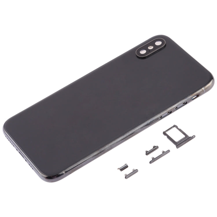 Back Cover with Camera Lens & SIM Card Tray & Side Keys for iPhone XS My Store