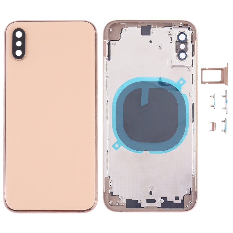 Back Cover with Camera Lens & SIM Card Tray & Side Keys for iPhone XS My Store