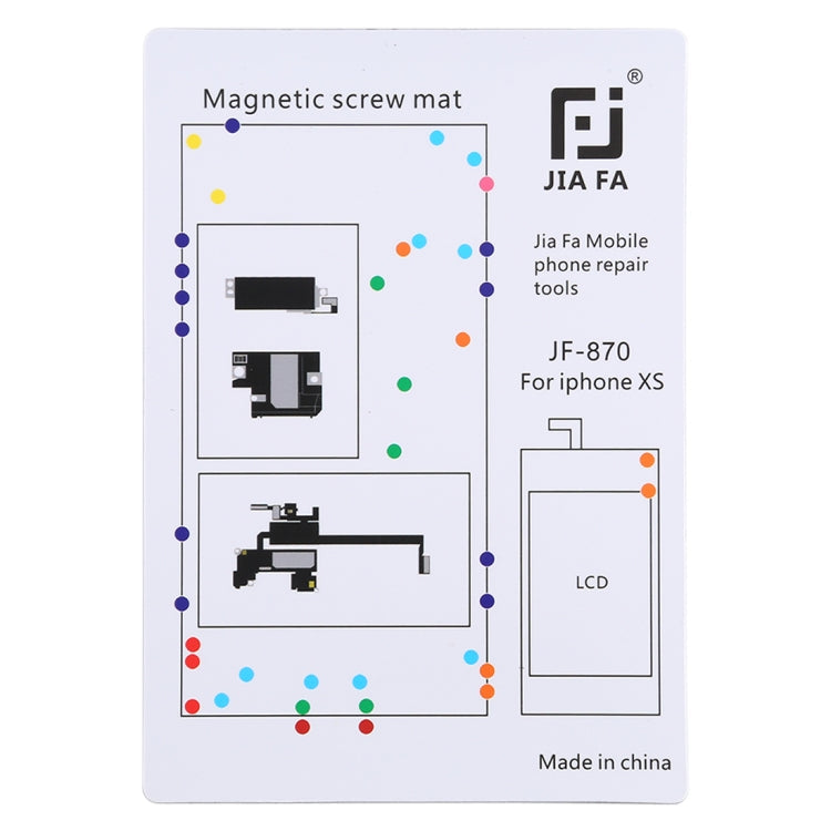 JIAFA JF-870 Magnetic Pad Screw Board for iPhone XS My Store