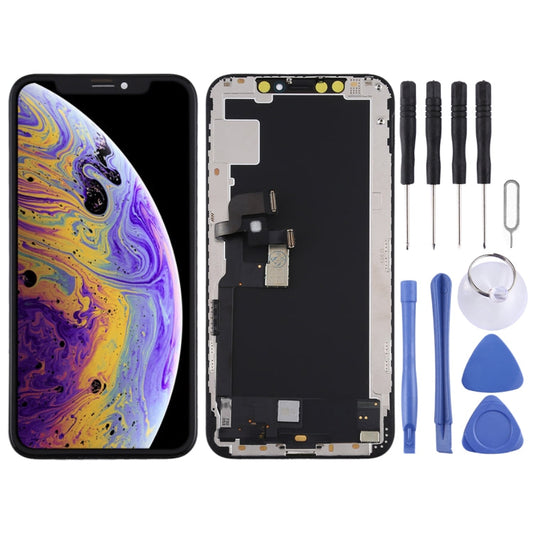 Hard OLED Material LCD Screen and Digitizer Full Assembly for iPhone XS My Store