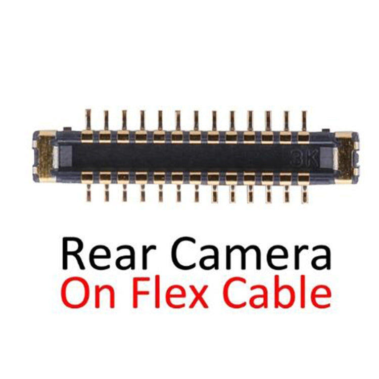 Rear Back Camera FPC Connector On Flex Cable for iPhone XS