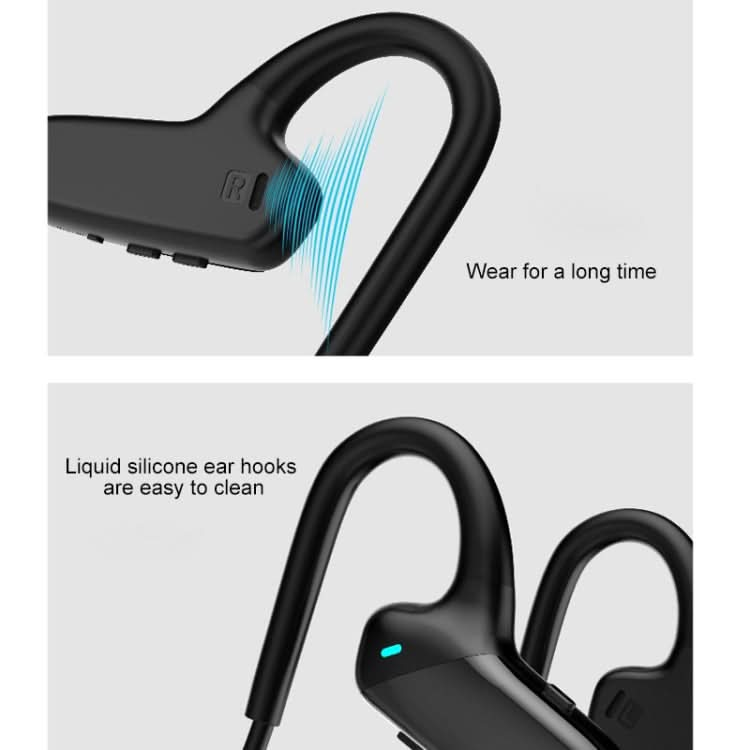 F808 Bluetooth 5.0 Waterproof Bone Conduction Sport Bluetooth Earphone