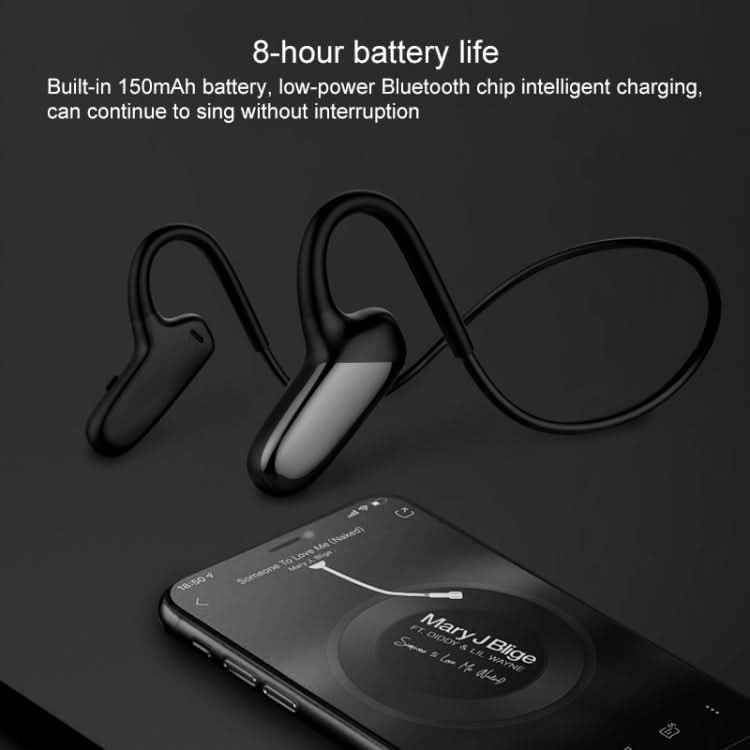 F808 Bluetooth 5.0 Waterproof Bone Conduction Sport Bluetooth Earphone