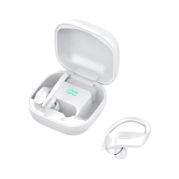 258 Wireless Ear-mounted Bluetooth Earphone with Charging Box & Digital Display, Support Touch & HD Call & Voice Assistant & NFC