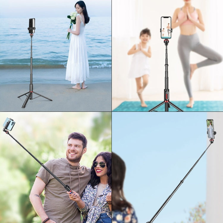 Aluminum Alloy Mobile Phone Bluetooth Selfie Stick Live Floor Tripod Bracket, Height: 1.5m My Store