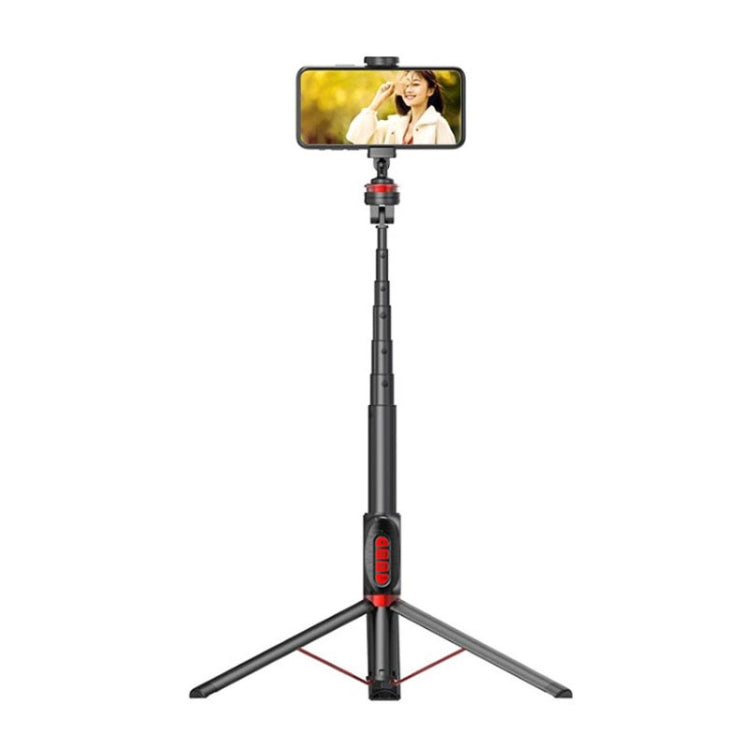 Aluminum Alloy Mobile Phone Bluetooth Selfie Stick Live Floor Tripod Bracket, Height: 1.8m My Store