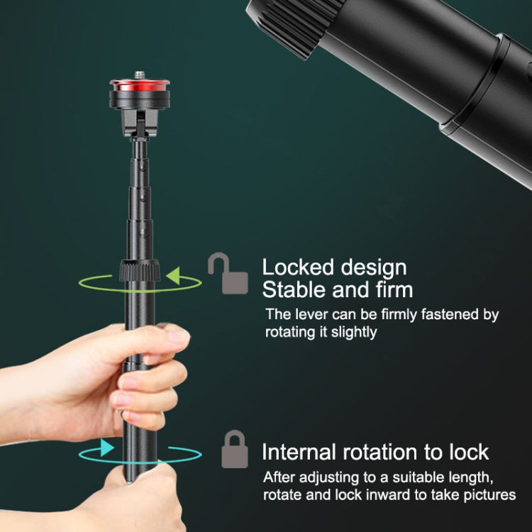 Aluminum Alloy Mobile Phone Bluetooth Selfie Stick Live Floor Tripod Bracket, Height: 1.8m