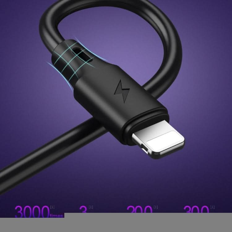 WK WDC-092 2m 2.4A Max Output Full Speed Pro Series USB to 8 Pin Data Sync Charging Cable