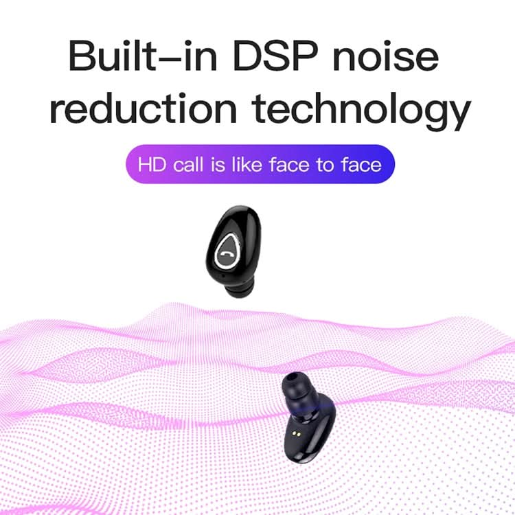 YX01 Sweatproof Bluetooth 4.1 Wireless Bluetooth Earphone with Charging Box, Support Memory Connection & HD Call