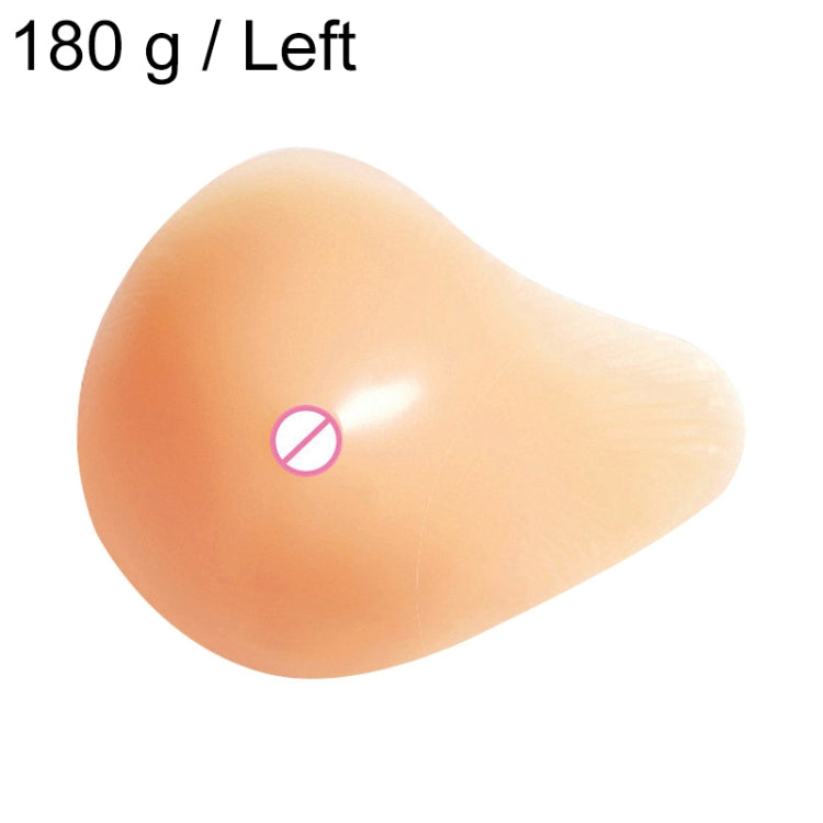 AS1 Spiral Shape Postoperative Rehabilitation Fake Breasts Silicone Breast Pad Nipple Cover 180g/Left