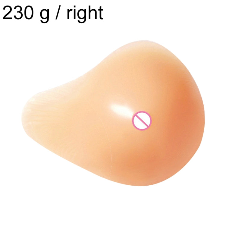 AS2 Spiral Shape Postoperative Rehabilitation Fake Breasts Silicone Breast Pad Nipple Cover 230g/Right Reluova