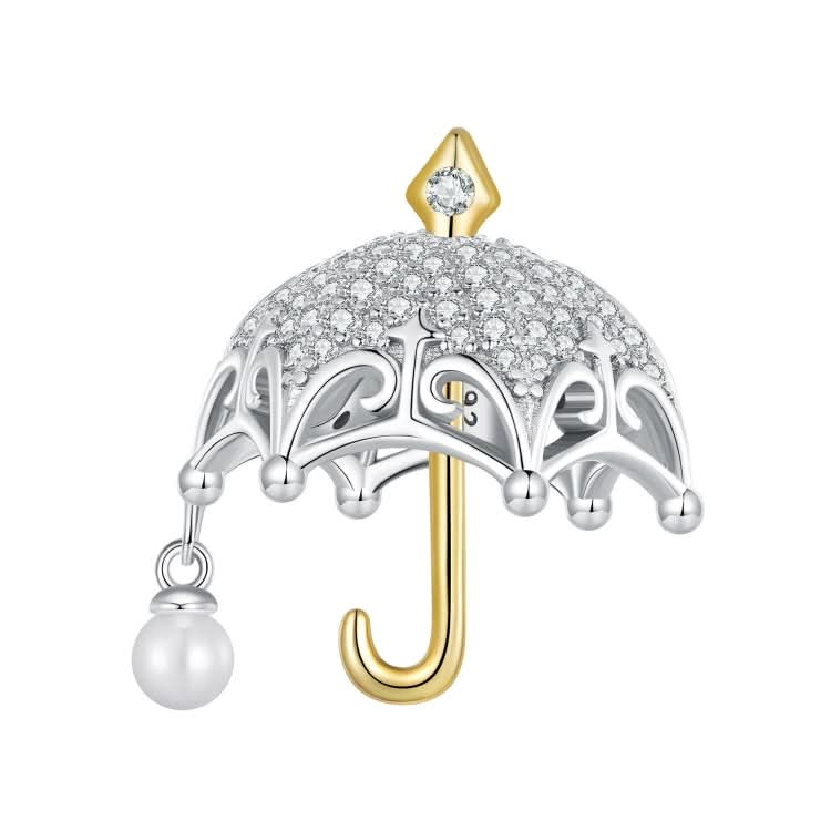 BSC862 S925 Sterling Silver Small Umbrella Pendant Accessories DIY Bracelet Beads Reluova