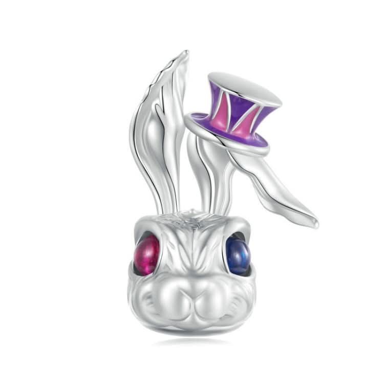 SCC2530 Sterling Silver S925 Fantasy Magic Rabbit Pendant Accessories DIY Bracelet Beads Reluova