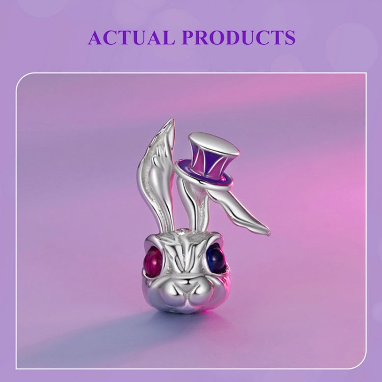 SCC2530 Sterling Silver S925 Fantasy Magic Rabbit Pendant Accessories DIY Bracelet Beads Reluova