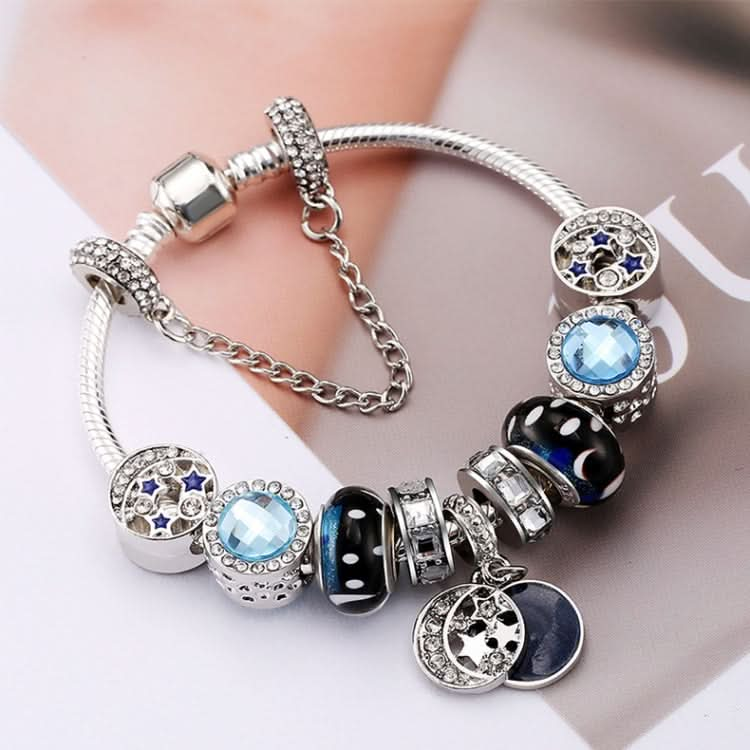 20cm Fashion Ethnic Style Boho Blue Sky Star Moon Bead Bracelets-Reluova